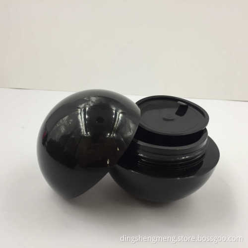 pot de sphere de couleur noire mate 1oz pot de creme de haute qualite 50ml